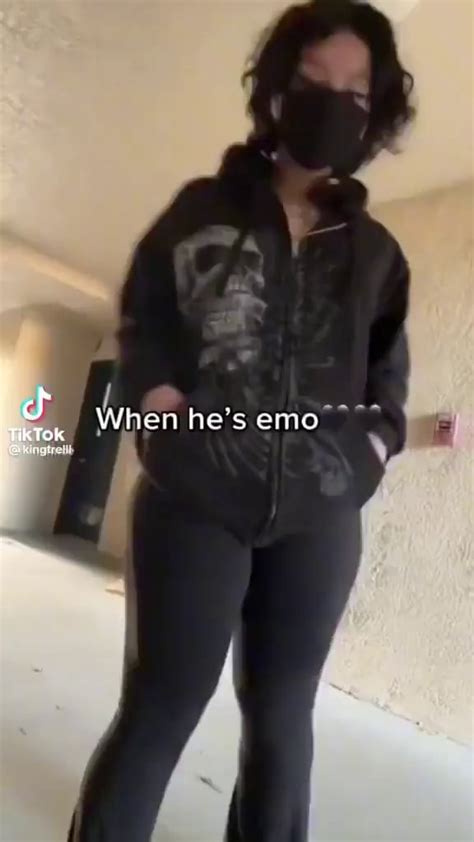 when he's emo